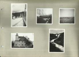 Linja-autoretkellä Kemi- Trosö - Narvik 1956  valokuva yht 10 kpl