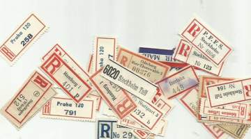 R- yms lipukkeita n 30 kpl erä