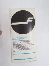 Finnair opastaa 20. Toronto -kohde-esite -airline destination brochure / guide