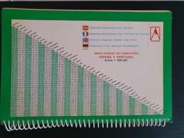 Mapa Everest de carreteras España y Portugal - Escala 1:500 000 - editorial Everest - tiekartta / road map