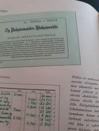 Pekka Peltolan pankkiasiat, Oy Pohjoismaiden Yhdyspankki -mainoslehti, 1955