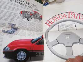 Honda News kevät / kesä 1984 - Honda CRX -asiakaslehti / myyntiesite