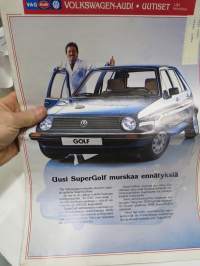 Volkswagen-Audi uutiset 1984 nr 1 -asiakaslehti / customer magazine