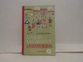 Maalaiskansakoulun laskentokirja I osa 3.ja 4.luokkaa varten