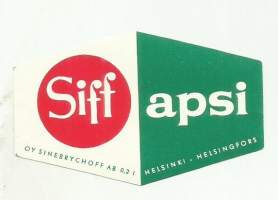 Siff  apsi - juomaetiketti