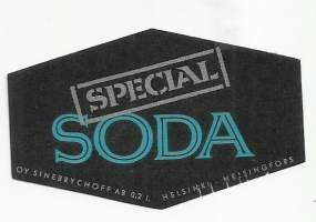 Special Soda - juomaetiketti