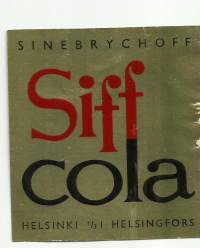 Siff Cola - juomaetiketti