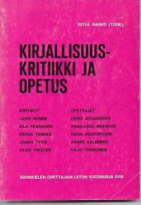 kirjallisuuskritiikki ja opetus