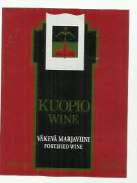 Kuopio Wine - viinaetiketti