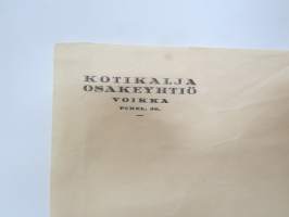 Kotikalja Oy, Voikka (Voikkaa), 29.4.1935, Ford kuorma-auto tehtaan numerolla AA 1237048 myyty Kouvolan Auto Oy:lle -asiakirja / kauppakirja
