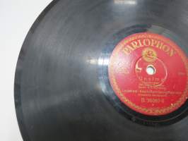 Parlophon B. 36087 Kaarlo Kytö &amp; Georg Malmstén - Yksin elämässä / Unelma -savikiekkoäänilevy, 78 rpm record