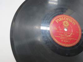 Parlophon B. 36087 Kaarlo Kytö &amp; Georg Malmstén - Yksin elämässä / Unelma -savikiekkoäänilevy, 78 rpm record