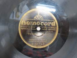Homocord O. 4-23114-I / II Veli Lehto &amp; Homocord-orkesteri - Sataman hämärässä / Alanko - Hämärän lapsi-savikiekkoäänilevy / 78 rpm 10&quot; record