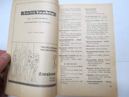 Salpausselän Hiihdot Lahti 4.-5.3.1961 -hiihtokilpailun käsiohjelma / skiing competition program