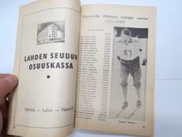 Salpausselän Hiihdot Lahti 4.-5.3.1961 -hiihtokilpailun käsiohjelma / skiing competition program