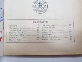Salpausselän Hiihdot Lahti 24-26.2.1967 -hiihtokilpailun käsiohjelma / skiing competition program