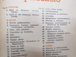 Espanja odottaa Teitä - &quot;virallinen&quot; Espanjan ja sen tapojen esittelykirja 1960-luvulta