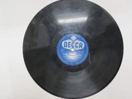 Decca SD 5451 Pärre Förars - Palmusaaren ainut mies / Kerro kultainen kuu -savikiekkoäänilevy / 78 rpm 10&quot; record