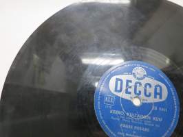 Decca SD 5451 Pärre Förars - Palmusaaren ainut mies / Kerro kultainen kuu -savikiekkoäänilevy / 78 rpm 10&quot; record