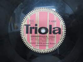Triola T 4307 Olavi Virta ja Ossi Runne - Portugalin tuulispää / Lemmenpaula -savikiekkoäänilevy, 78 rpm 10&quot; record