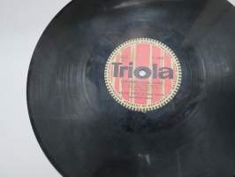 Triola T 4307 Olavi Virta ja Ossi Runne - Portugalin tuulispää / Lemmenpaula -savikiekkoäänilevy, 78 rpm 10&quot; record