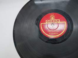 Odeon A 228 422 A. Aimo - Kultaa kalliimpi / Veli Lehto - Apilankukka -savikiekkoäänilevy, 78 rpm 10&quot; record