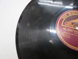 His Master´s Voice HMV X 2469 Orchestre du Moulin Rouge - Ca c´est Paris / New Charleston Band - Alaska -savikiekkoäänilevy, 78 rpm 10&quot; record