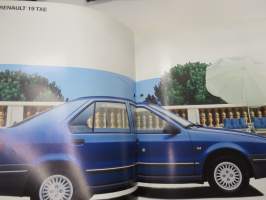Renault 19 1991 -myyntiesite / sales brochure