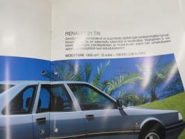 Renault 21, 21 Nevada 1992 -myyntiesite / sales brochure