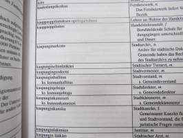 Kunnallishallinnon sanasto suomi-saksa-suomi - Terminologie die Kommunalvervaltung Finnisch-Deutsch-Finnisch