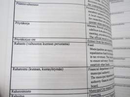 Kunnallishallinnon sanasto suomi-englanti-suomi - Local Government Vocabulary Finnish-English-Finnish