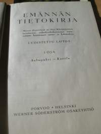 emännän tietokirja.osa 1vakitan tarjous helposti paketti 19x36 x60 cm paino 35kg 5e