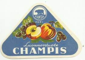 Champis  -   juomaetiketti