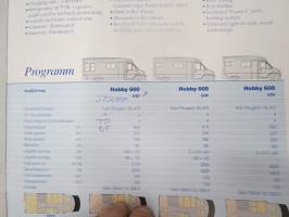 Hobby 1996 asuntoauto -myyntiesite / sales brochure