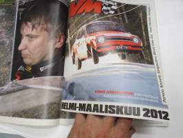 Vauhdin Maailma 2012 nr 3, GT-sarjat, Grosskart - Mikko Hirvonen, Rallikoulu?, Kimi Räikkösen tallin tarina, F!  2012 kausiopas, Keken Formula Veemax vm. 1970