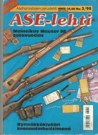 ASE-lehti 1998 nr 2 / Mauser 100 v , tykkimies mitali, patruunoiden keräily, Viron Kaitseliiton tunnukset