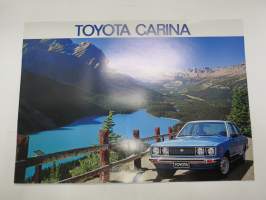 Toyota Carina 1978 -myyntiesite / sales brochure