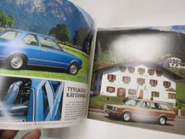 Toyota Carina 1978 -myyntiesite / sales brochure