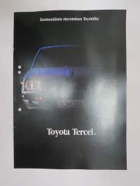 Toyota Tercel 1979 -myyntiesite / sales brochure