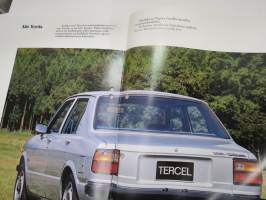 Toyota Tercel 1979 -myyntiesite / sales brochure