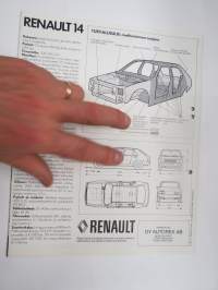 Renault 14 -myyntiesite / sales brochure