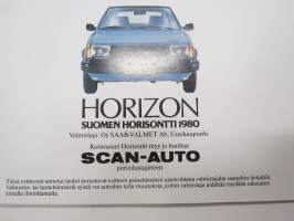 Horizon 1980 - Suomennettu Horizon -myyntiesite / sales brochure