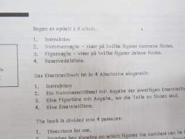 JF CR 320 Reservedelsliste - Ersatzteilliste - Spare parts list - Liste de piecés from Jan. 1981 Serial nr 19890-  varaosaluettelo