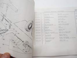JF CR 320 Reservedelsliste - Ersatzteilliste - Spare parts list - Liste de piecés from Jan. 1981 Serial nr 19890-  varaosaluettelo