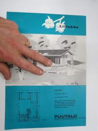 Myyntiyhdistys Puutalo, Mustikka / Lillukka -kesämökkiesite / cottage brochure