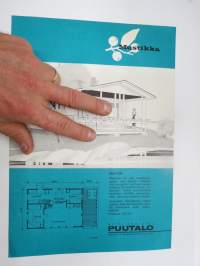 Myyntiyhdistys Puutalo, Mustikka / Lillukka -kesämökkiesite / cottage brochure