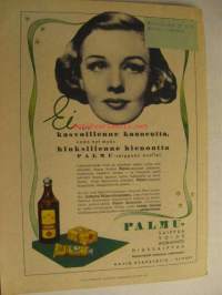 Kotiliesi 1937 nr 21 Marraskuu  1937 kansi Martta Wendelin, kun kuolema käy kodissa, nuorten parien koteja, sairaanhoitaja Kyllikki Pohjala käy Amerikan