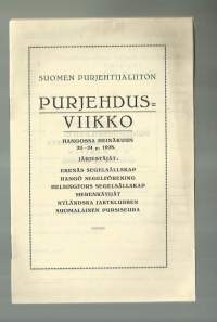 Purjehdusviikko Hanko 1928