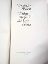 Puhu minulle rakkaudesta