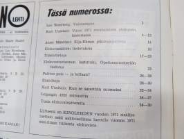 Kinolehti 1972 nr 1 elokuvalehti / movie magazine